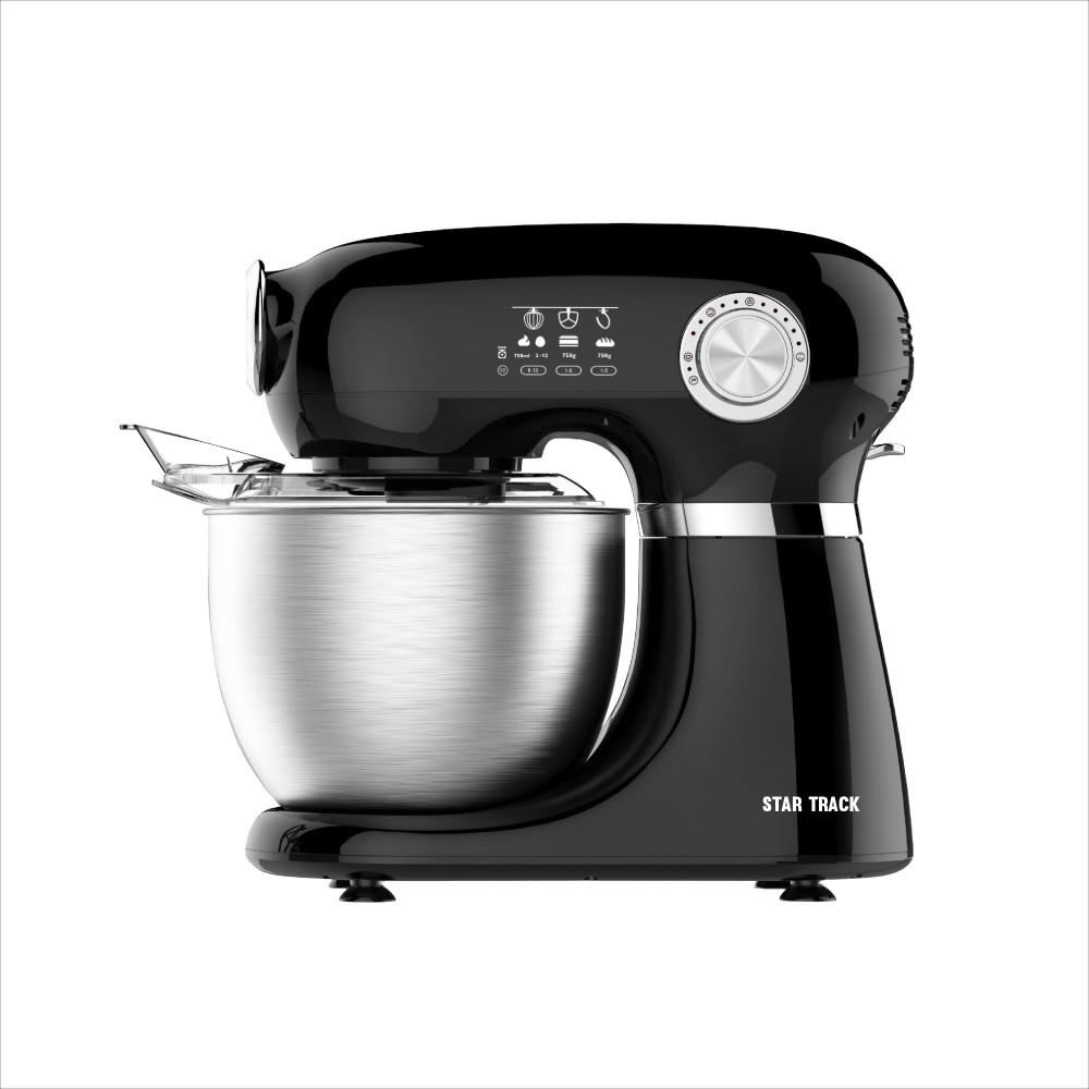 STAR TRACK 5.0L Kitchen Machine, 1000W, Stainless Steel Bowl, Dough Hook, Beater, Whisk, Premium Quality