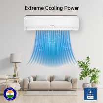 STAR TRACK 2 Ton Split Wall AC, 24000 BTU, Extreme Cooling, 4 Way Air Flow, Dual Drainage, Auto Restart, Piston Compressor