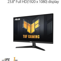 Asus TUF Gaming 23.8 Inch Full HD 180 Hz Refresh Rate Monitor, Black, VG249Q3A
