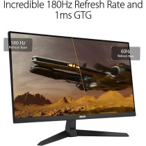 Asus TUF Gaming 23.8 Inch Full HD 180 Hz Refresh Rate Monitor, Black, VG249Q3A