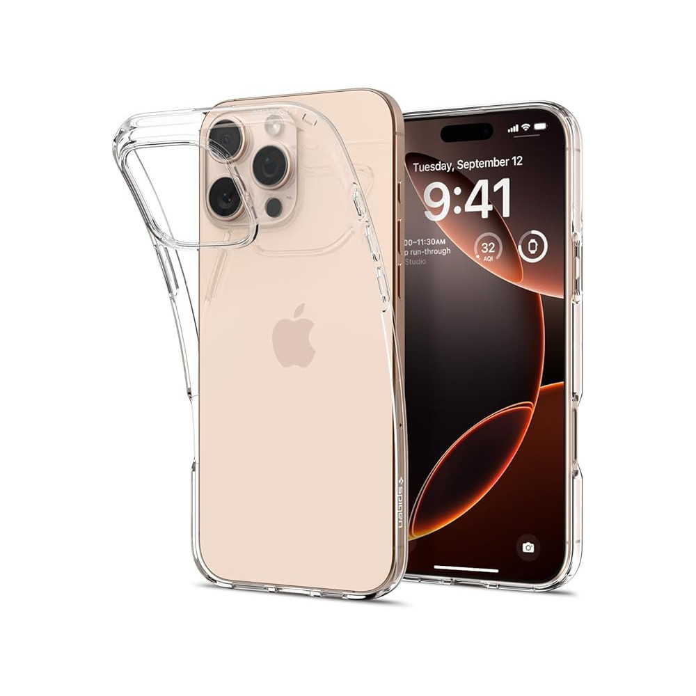 Spigen Liquid Crystal Designed For Iphone 16 Pro Max Case Cover, Crystal Clear