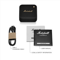 Marshall Willen II Wireless Bluetooth Speaker, Over 17+ Hours Playtime, IP67 Waterproof, Black And Brass