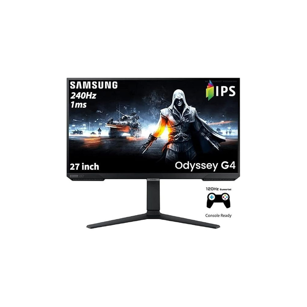 Samsung 27 Inch Full HD Gaming Monitor With IPS Panel, Black, LS27BG402EMXUE