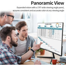 Gawfolk 24 Inch 180 Hz Curved Gaming Monitor, Black