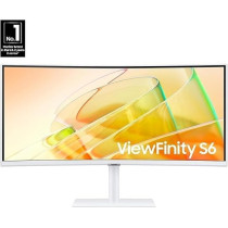 Samsung ViewFinity S6 S65TC Ultra-WQHD 100Hz AMD FreeSync Thunderbolt 4 Monitor, 34 Inch Size