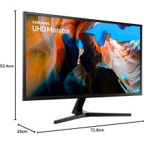 Samsung LU32J590UQPXXU UJ590 32Inch 4K UHD Monitor - Ultra HD 3840 x 2160, HDMI, Displayport, Freesync