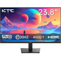 KTC 24 inch Monitor, 1080P Monitor, 100Hz FreeSync Gaming Monitor with HDR10,VESA Mountable, Adjustable Tilt, ZeroFrame Design, HDMI, VGA, Earphone Ports, PC Monitor Work Monitor for Office