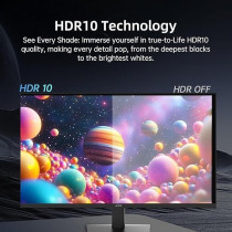 KTC 24 inch Monitor, 1080P Monitor, 100Hz FreeSync Gaming Monitor with HDR10,VESA Mountable, Adjustable Tilt, ZeroFrame Design, HDMI, VGA, Earphone Ports, PC Monitor Work Monitor for Office