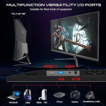 GAMEON GOES22FHD120IPS 22-Inch Full HD Monitor, 120Hz, 0.5ms, IPS Panel, HDMI 2.1, Free Sync, NVIDIA G-Sync Compatible, PS5 Supported,1920 x 1080 Resolution Ultra-Slim Design, Black