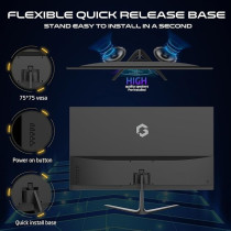 GAMEON GOES22FHD120IPS 22-Inch Full HD Monitor, 120Hz, 0.5ms, IPS Panel, HDMI 2.1, Free Sync, NVIDIA G-Sync Compatible, PS5 Supported,1920 x 1080 Resolution Ultra-Slim Design, Black