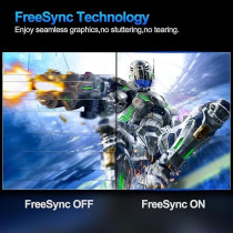 Gawfolk 27 inch Gaming Monitor 144hz/180hz Curved Monitor Full HD 1080P 1800R Computer Display with FreeSync and Eye-Care Technology, Support VESA, DP, HDMI Port, Black