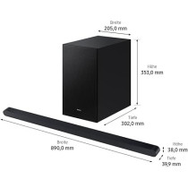 Samsung HW-S710D 3.1 Channel Ultra Slim Soundbar, Black