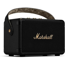 Marshall Kilburn II Bluetooth Wireless Portable Speaker Water Resistant 20+ Hours 36W, Black And Brass