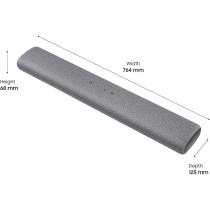 Samsung 3.0 Ch All In One Lifestyle Soundbar Speaker, Deep Grey