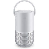 Bose Portable Smart Speaker Water-Resistant Design With Spacious 360 Degree Sound Bluetooth Wi-Fi And Airplay 2, Luxe Silver
