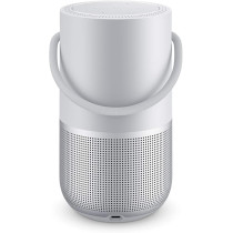 Bose Portable Smart Speaker Water-Resistant Design With Spacious 360 Degree Sound Bluetooth Wi-Fi And Airplay 2, Luxe Silver
