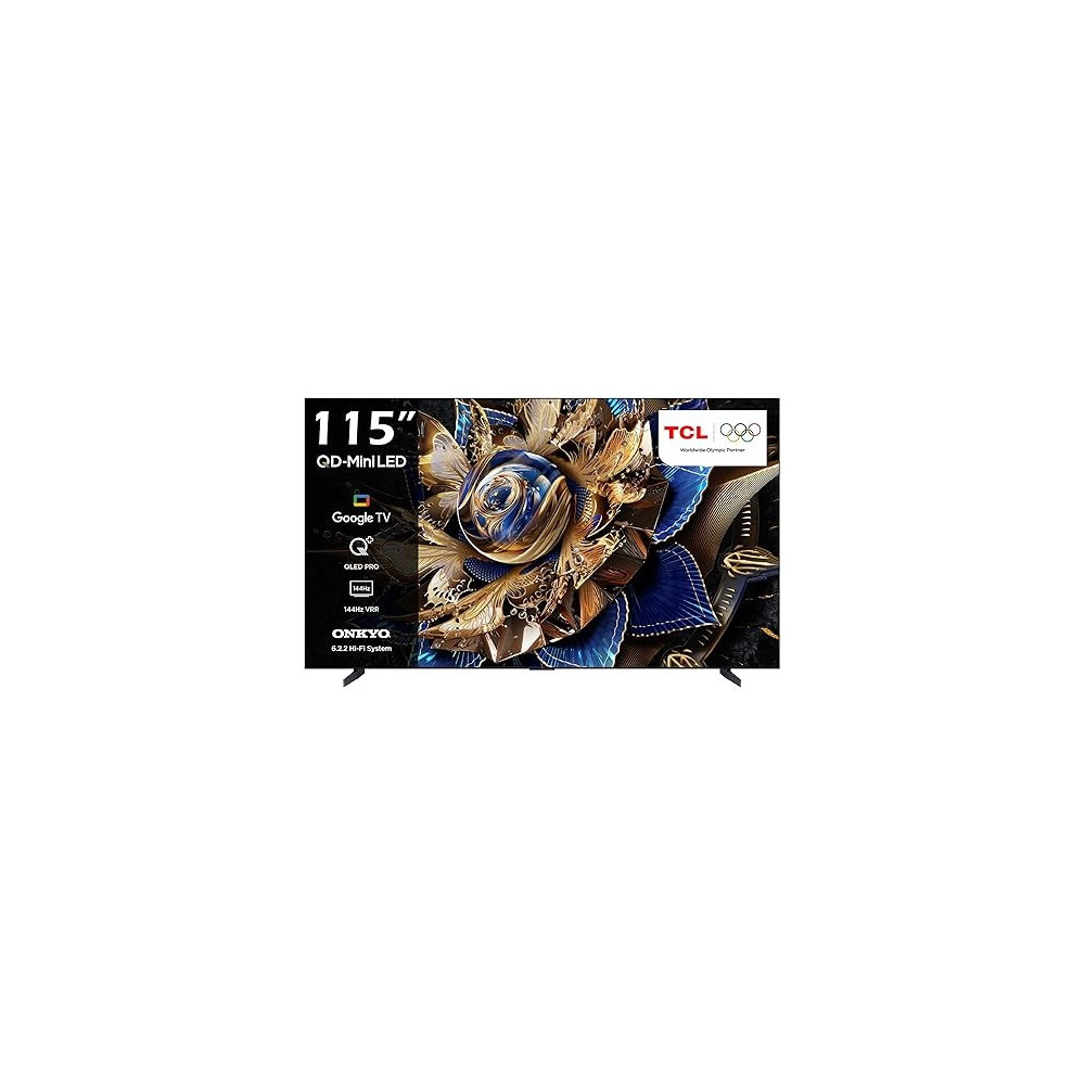 TCL 115 Inch QD-Mini LED-4K Smart Google TV, 115X955-MAX