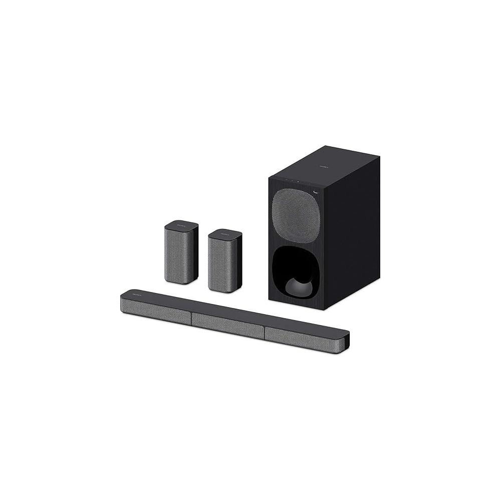 Sony Ht-S20R Real 5.1Ch Dolby Digital Soundbar For Tv With Subwoofer And Compact Rear Speakers, 5.1Ch Home Theatre System, 400W, Bluetooth And Usb Connectivity, Hdmi And Optical Connectivity