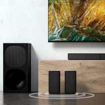 Sony Ht-S20R Real 5.1Ch Dolby Digital Soundbar For Tv With Subwoofer And Compact Rear Speakers, 5.1Ch Home Theatre System, 400W, Bluetooth And Usb Connectivity, Hdmi And Optical Connectivity