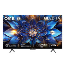 TCL 55 Inch 4K QLED Google Smart LED TV, 55C61B