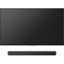 Sony S100F 2.0Ch Soundbar With Bass Reflex Speaker, Integrated Tweeter And Bluetooth, Easy Setup, Compact, Home Office Use With Clear Sound Black