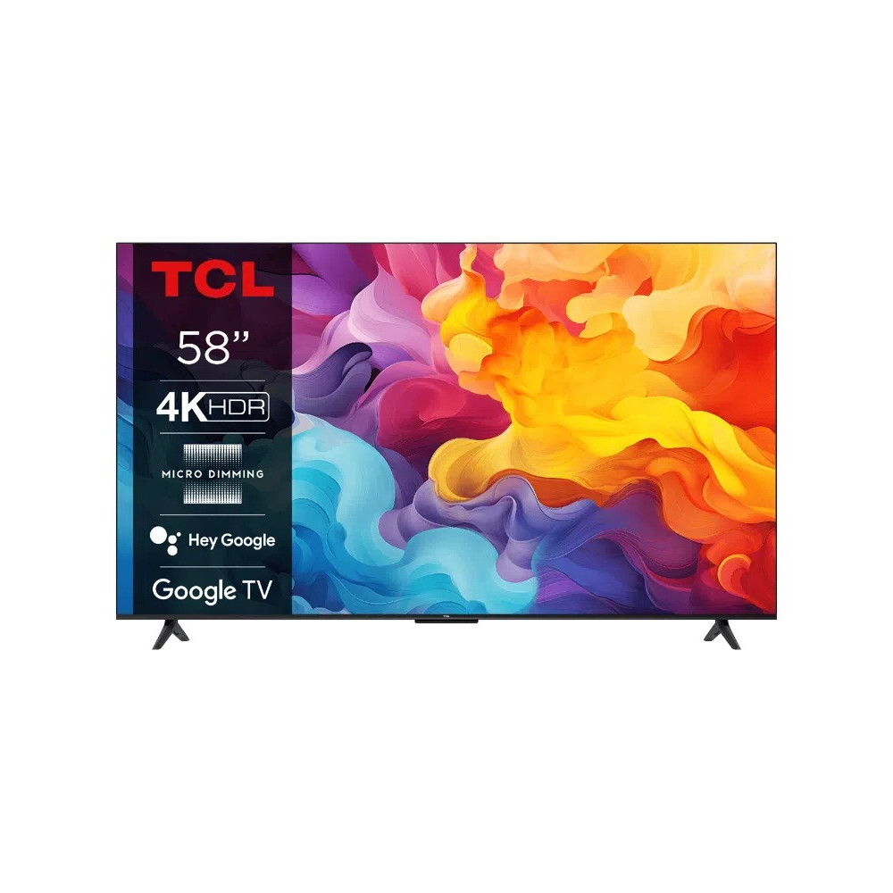 TCL 58 Inch 4K Google Smart LED TV, 58V6B