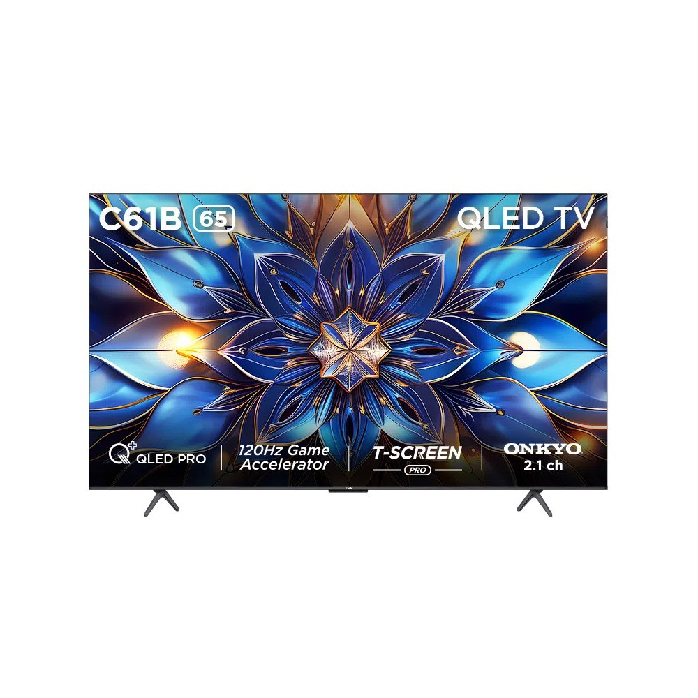 TCL 65 Inch 4K QLED Google Smart LED TV, 65C61B