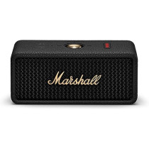 Marshall Emberton Iii Portable Bluetooth Speaker - Water Resistant Wireless Speaker Portable Speaker With 32+ Hours Of Playtime, Black And Brass