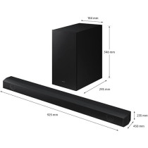 Samsung B-Series Soundbar, B550, 2.1 Ch, Subwoofer, Dolby Audio/Dts Virtual X, Bass Boost, Adaptive Sound Lite, Hw-B550/Zn