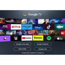 TCL 75 Inch 4K QLED Google Smart LED TV, 75P7K