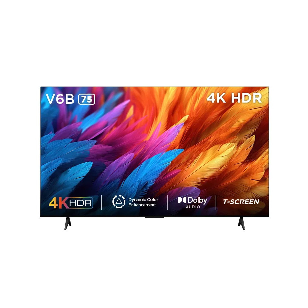 TCL 75 Inch 4K Google Smart LED TV, 75V6B
