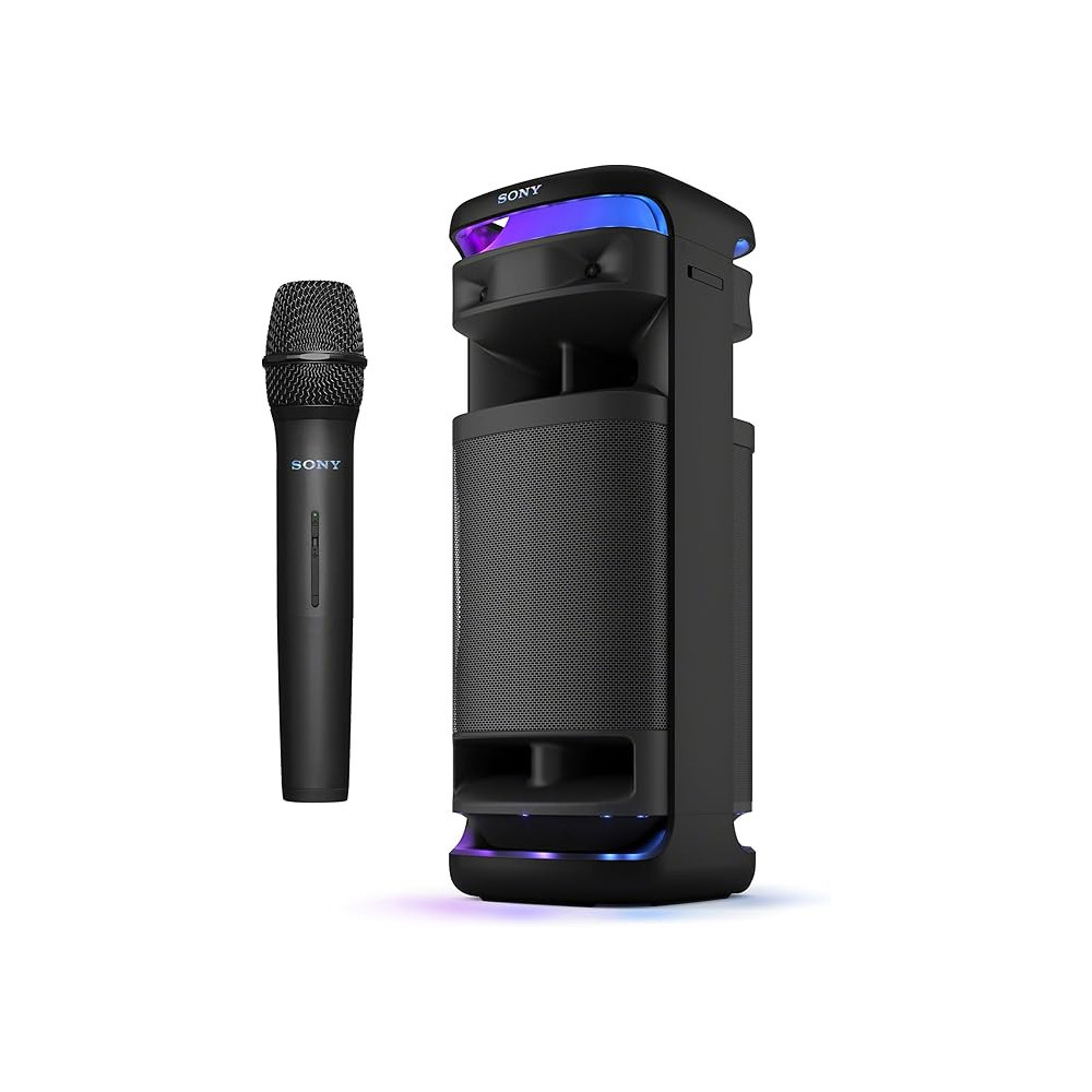 Sony Ult Tower 10 Bluetooth Karaoke Party Speaker With Powerful Bass, 360Degree Sound And Party Lights, Included Wireless Microphone
