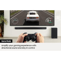 Samsung Soundbar Speaker 2022-3.1Ch Surround Sound Audio With 7 Speakers Virtual Dts:X Wireless Subwoofer Bluetooth, Hw-B650