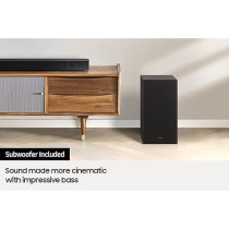 Samsung Soundbar Speaker 2022-3.1Ch Surround Sound Audio With 7 Speakers Virtual Dts:X Wireless Subwoofer Bluetooth, Hw-B650