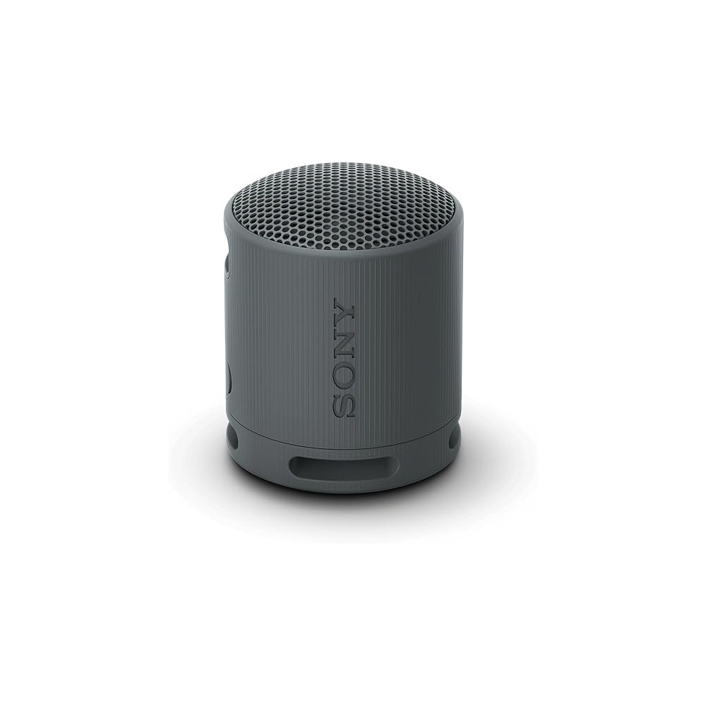 Sony Srs-Xb100 Wireless Bluetooth Portable Lightweight Super-Compact Travel Speaker, Extra-Durable Ip67 Waterproof And Dustproof, 16 Hour Battery, Versatile Strap, And Hands-Free Calling, Black New