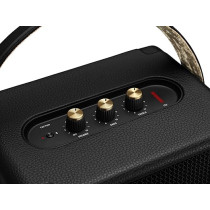 Marshall Tufton Portable Bluetooth 5.0 Speaker, 20+ Hours Of Wireless Playtime Water Resistant Speakers Ipx2, Powerful Audio, Black And Brass