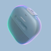 Bose Soundlink Micro Bluetooth Speaker Small Portable Waterproof Speaker With Microphone, Stone Blue, Wireless