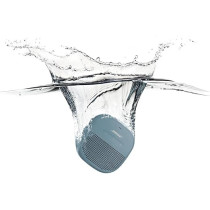 Bose Soundlink Micro Bluetooth Speaker Small Portable Waterproof Speaker With Microphone, Stone Blue, Wireless