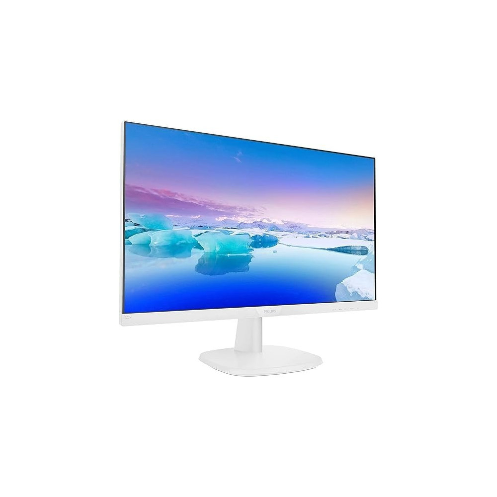 Philips 223V7QHAW 22-Inch Full HD IPS LED Monitor with Narrow Border Display, VESA Mount, HDMI, VGA, Speaker, White