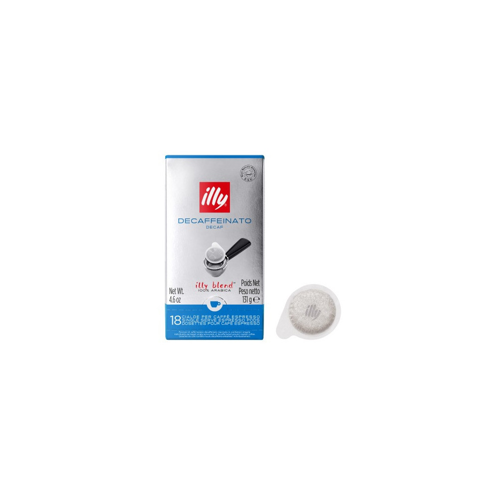 Illy E.S.E. Single Serve Pods Decaf 12 x 18 - 3177, 131 G