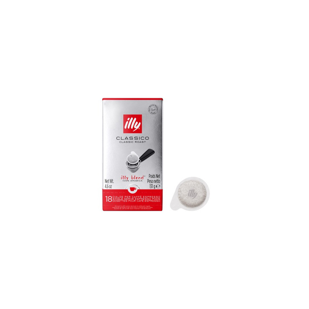 Illy E.S.E. Single Serve Pods Classico 12 x 18 - 6204, 131 G