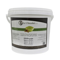 Le Chocolat Crunchy Pistachio Soft Spread 5kg SFSPREAD036/SS15-BRI (2 x 5 KG)