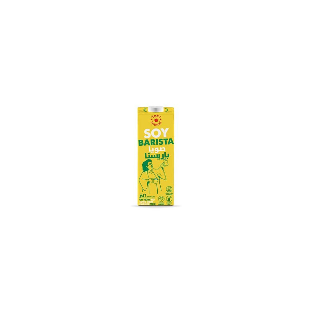 Tres Marias Barista SOY Plant based Drink (6 X 1 Liters)