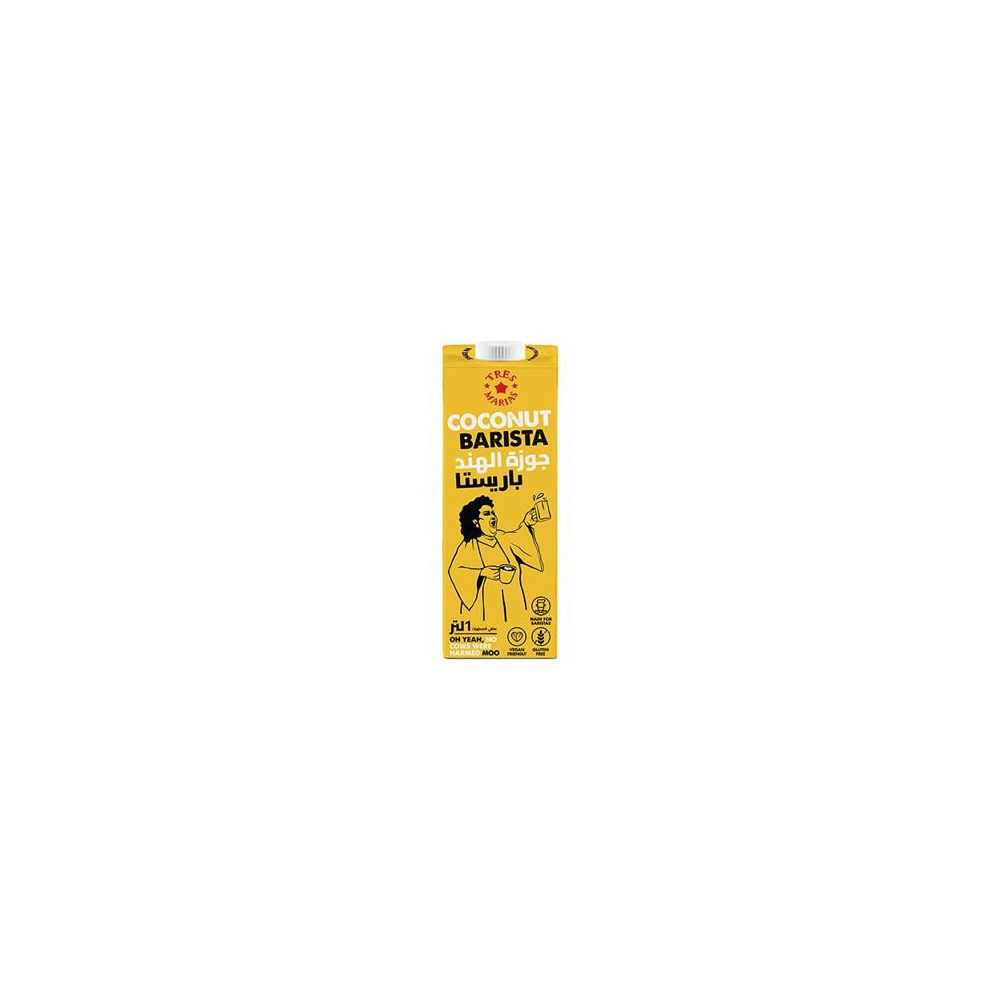 Tres Marias Barista Coconut Plant based Drink (6 X 1 Liters)