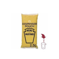 Heinz Mustard Pouches Som, 3 X 2.5 Liters