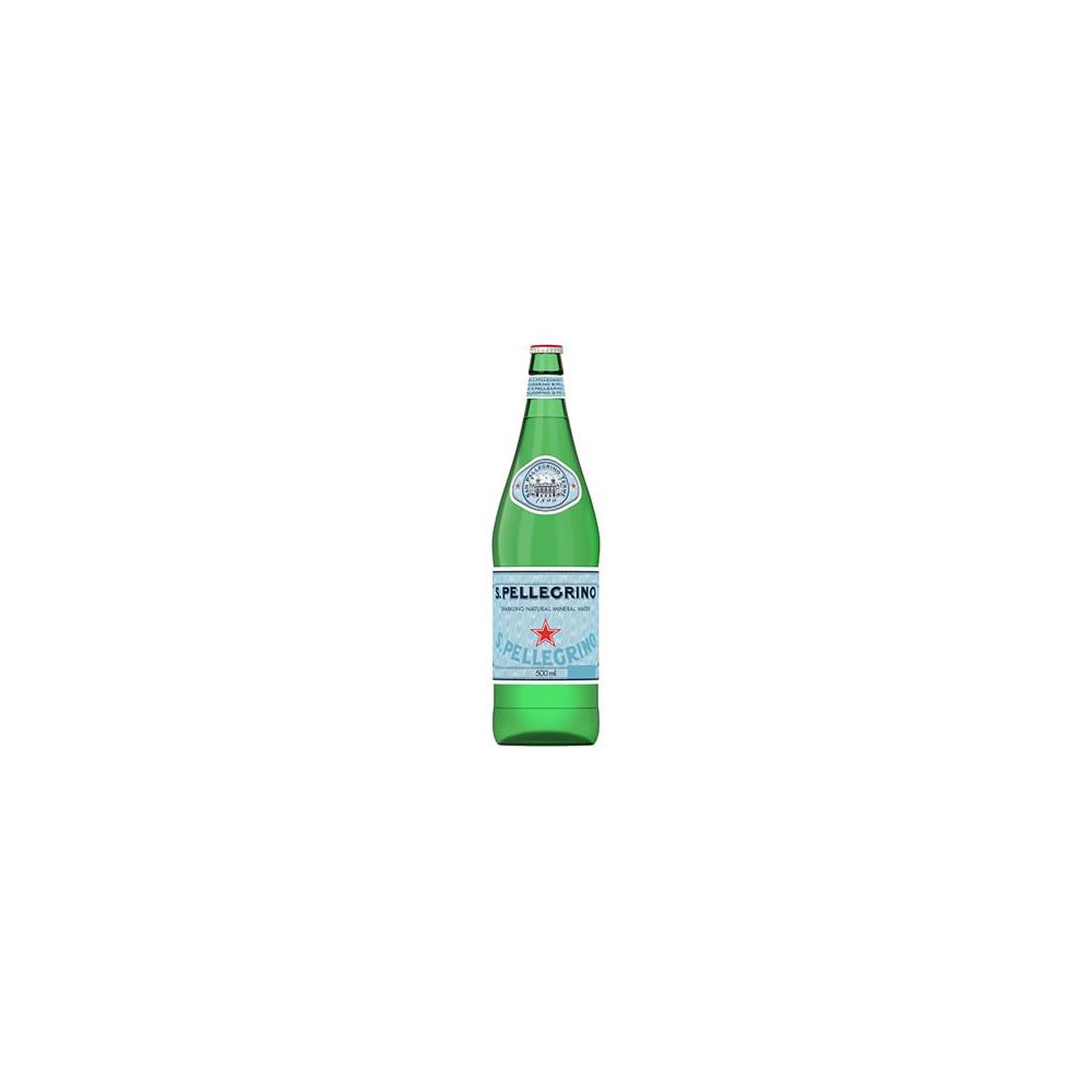 San Pellegrino Natural Sparkling Water Glass, 24 X 500 Ml