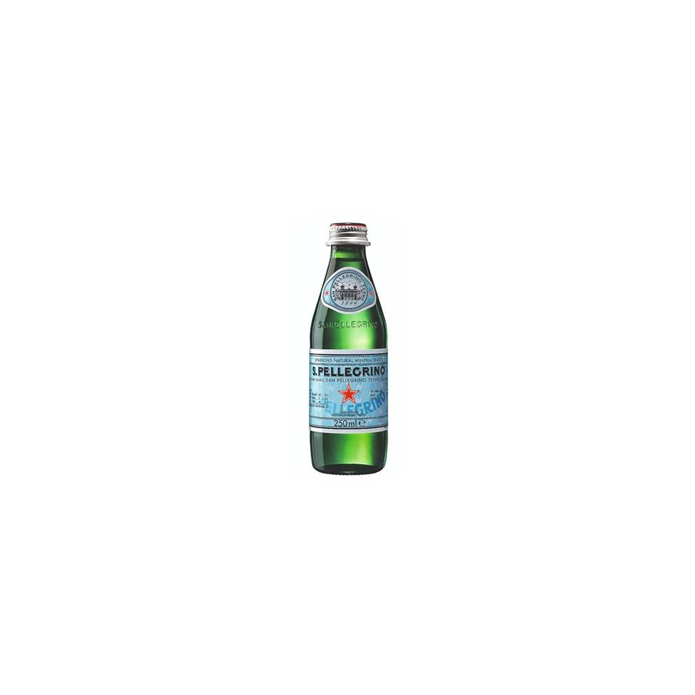 San Pellegrino Natural Sparkling Water Glass, 24 X 250 Ml