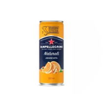 San Pellegrino Aranciata Can Sparkling Juice, 24 X 330Ml
