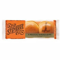 St Pierre 6 Brioche Burger Buns(Pre-Sliced), 14 X 300 G