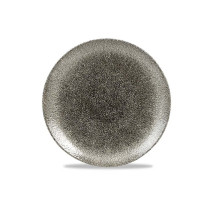 Churchill UK Raku Quartz Black Evolve Coupe Plate 288 Mm Box 12